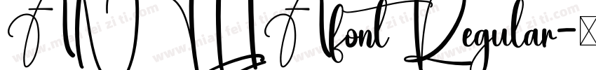 ANTLIAfont Regular字体转换